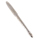 LOUIS VUITTON Styro Agenda Ballpoint Pen metal Silver LV Auth BA15245-1