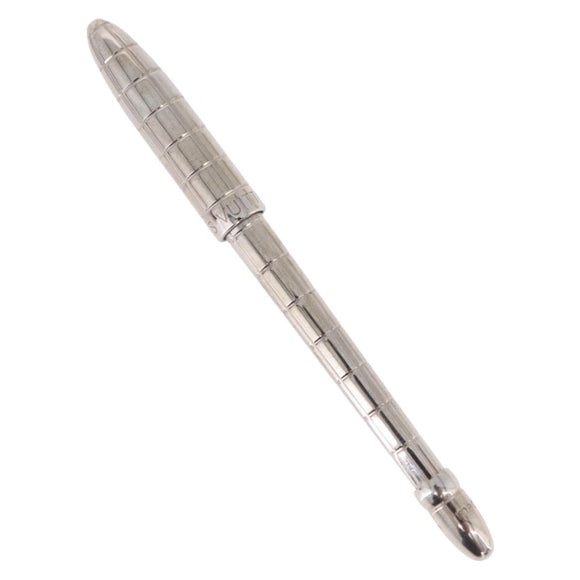 LOUIS VUITTON Styro Agenda Ballpoint Pen metal Silver LV Auth BA15245