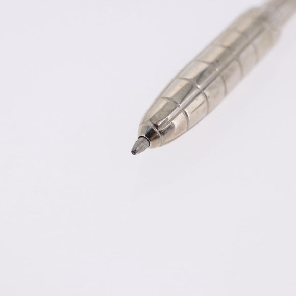 LOUIS VUITTON Styro Agenda Ballpoint Pen metal Silver LV Auth BA15245