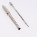 LOUIS VUITTON Styro Agenda Ballpoint Pen metal Silver LV Auth BA15245-16
