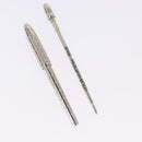 LOUIS VUITTON Styro Agenda Ballpoint Pen metal Silver LV Auth BA15245-17