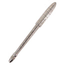 LOUIS VUITTON Styro Agenda Ballpoint Pen metal Silver LV Auth BA15245-2