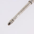 LOUIS VUITTON Styro Agenda Ballpoint Pen metal Silver LV Auth BA15245-3