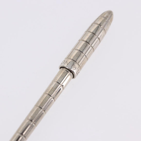 LOUIS VUITTON Styro Agenda Ballpoint Pen metal Silver LV Auth BA15245