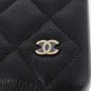 CHANEL iPhone11 iPhone Case Caviar Skin Black CC Auth BA15247V-12