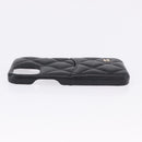 CHANEL iPhone11 iPhone Case Caviar Skin Black CC Auth BA15247V-5