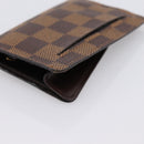 LOUIS VUITTON Damier Ebene Clochette GM Key Case N42240 LV Auth BA15251-15