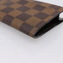 LOUIS VUITTON Damier Ebene Clochette GM Key Case N42240 LV Auth BA15251-16