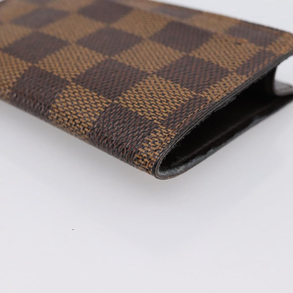 LOUIS VUITTON Damier Ebene Clochette GM Key Case N42240 LV Auth BA15251