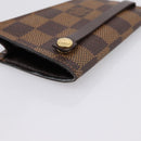 LOUIS VUITTON Damier Ebene Clochette GM Key Case N42240 LV Auth BA15251-7