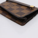 LOUIS VUITTON Damier Ebene Clochette GM Key Case N42240 LV Auth BA15251-14