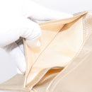 CHANEL Matelasse Long Wallet Lamb Skin Gold CC Auth BA15252-19