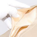 CHANEL Matelasse Long Wallet Lamb Skin Gold CC Auth BA15252-25
