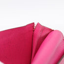 HERMES Bearn Soufflet Wallet Leather Pink Auth BA15253-12