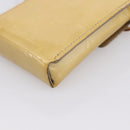 LOUIS VUITTON Monogram Vernis Green Cigarette Case Beige M91048 LV Auth BA15255-16