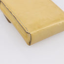 LOUIS VUITTON Monogram Vernis Green Cigarette Case Beige M91048 LV Auth BA15255-17