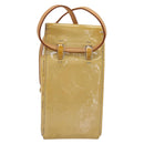 LOUIS VUITTON Monogram Vernis Green Cigarette Case Beige M91048 LV Auth BA15255-2