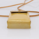 LOUIS VUITTON Monogram Vernis Green Cigarette Case Beige M91048 LV Auth BA15255-5