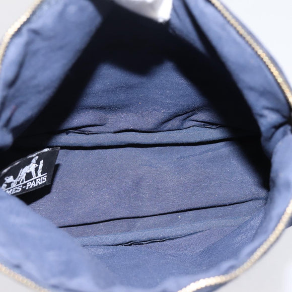 HERMES Bolide PM Pouch Cotton Navy Auth BA15256A