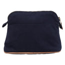 HERMES Bolide PM Pouch Cotton Navy Auth BA15256A-3