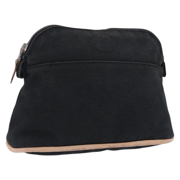 HERMES Bolide PM Pouch Cotton Black Auth BA15257