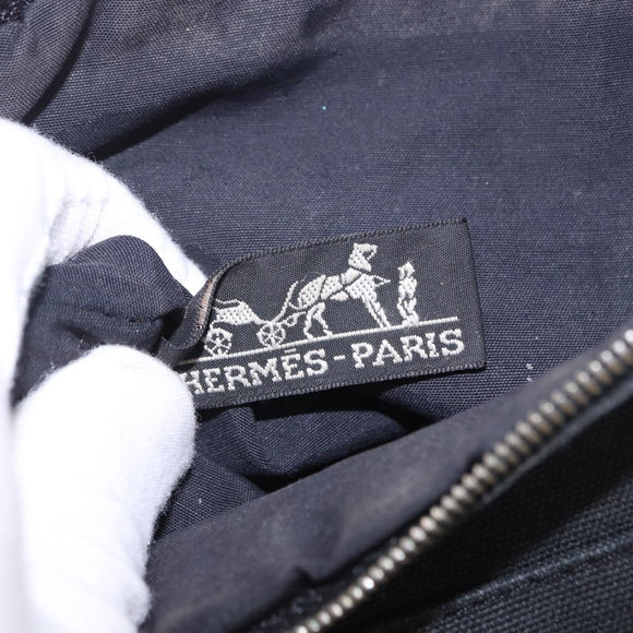 HERMES Bolide PM Pouch Cotton Black Auth BA15257