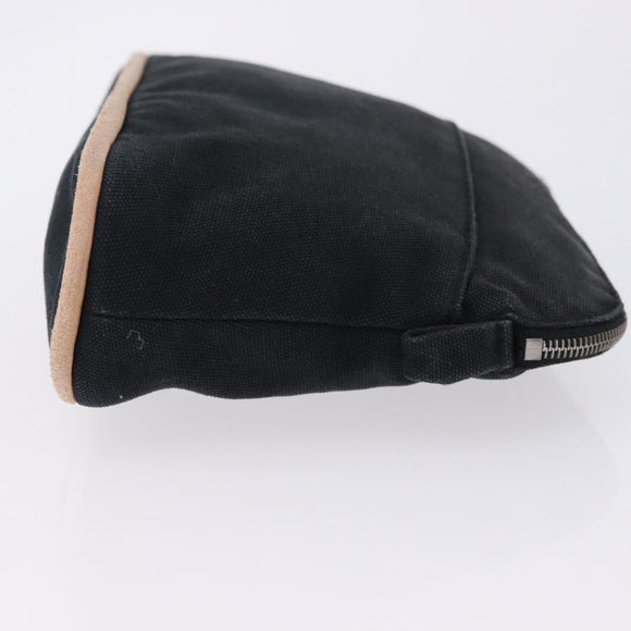 HERMES Bolide PM Pouch Cotton Black Auth BA15257