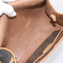 Christian Dior Honeycomb Canvas Shoulder Bag PVC Black Gold Auth BA15258-15