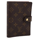 LOUIS VUITTON Monogram Agenda PM Day Planner Cover R20005 LV Auth BA15259A-1