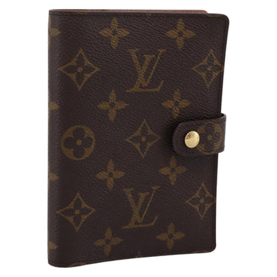 LOUIS VUITTON Monogram Agenda PM Day Planner Cover R20005 LV Auth BA15259A