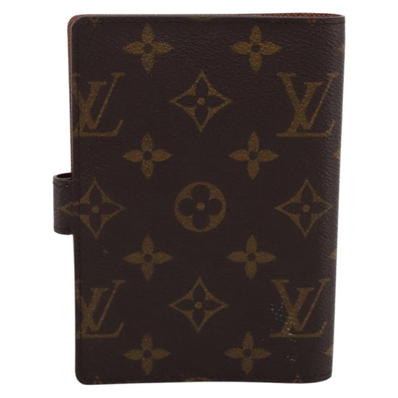 LOUIS VUITTON Monogram Agenda PM Day Planner Cover R20005 LV Auth BA15259A
