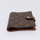 LOUIS VUITTON Monogram Agenda PM Day Planner Cover R20005 LV Auth BA15259A-6