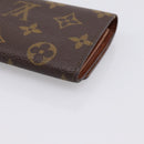 LOUIS VUITTON Monogram Porte Monnaie Billets Tresor Wallet M61730 Auth BA15260-15
