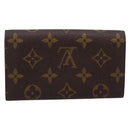 LOUIS VUITTON Monogram Porte Monnaie Billets Tresor Wallet M61730 Auth BA15260-2
