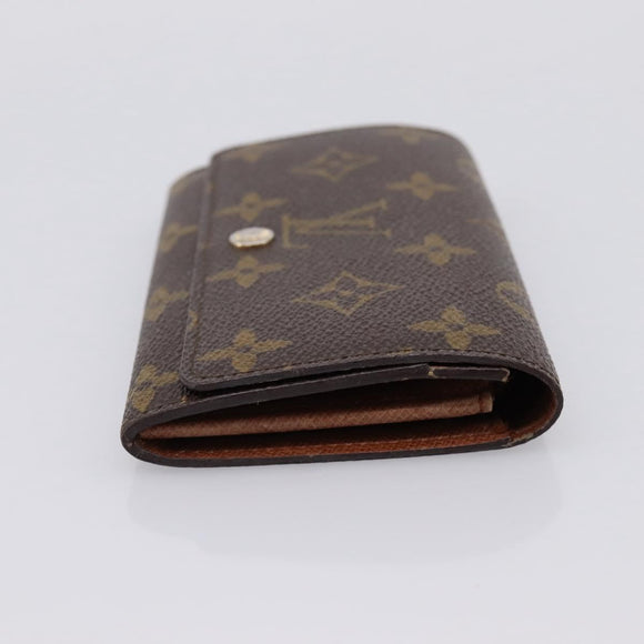 LOUIS VUITTON Monogram Porte Monnaie Billets Tresor Wallet M61730 Auth BA15260