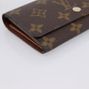 LOUIS VUITTON Monogram Porte Monnaie Billets Tresor Wallet M61730 Auth BA15260-14