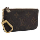 LOUIS VUITTON Monogram Pochette Cles Coin Purse M60033 LV Auth BA15261-1