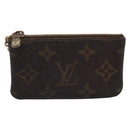 LOUIS VUITTON Monogram Pochette Cles Coin Purse M60033 LV Auth BA15261-2