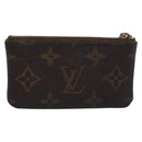 LOUIS VUITTON Monogram Pochette Cles Coin Purse M60033 LV Auth BA15261-3
