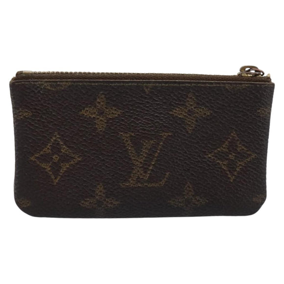 LOUIS VUITTON Monogram Pochette Cles Coin Purse M60033 LV Auth BA15261