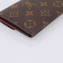 LOUIS VUITTON Monogram Portefeuille Emilie Wallet Fuchsia M60697 Auth BA15262-7