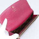 LOUIS VUITTON Monogram Portefeuille Emilie Wallet Fuchsia M60697 Auth BA15262-10