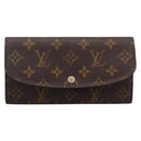 LOUIS VUITTON Monogram Portefeuille Emilie Wallet Fuchsia M60697 Auth BA15262-13