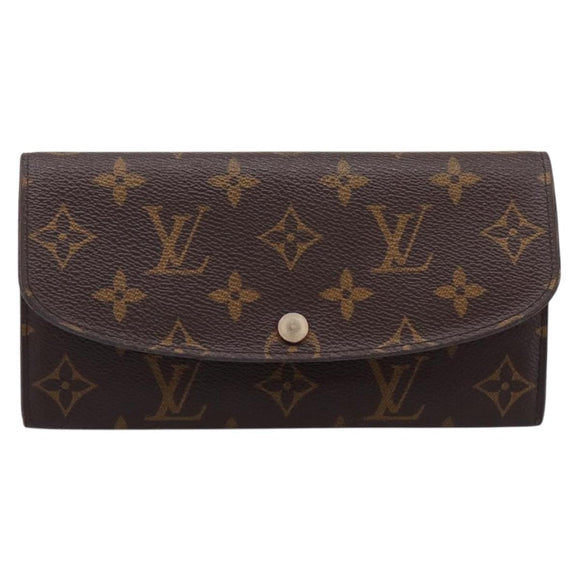 LOUIS VUITTON Monogram Portefeuille Emilie Wallet Fuchsia M60697 Auth BA15262