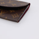 LOUIS VUITTON Monogram Portefeuille Emilie Wallet Fuchsia M60697 Auth BA15262-14