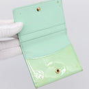 LOUIS VUITTON Monogram Vernis Ludlow Coin Purse Peppermint M91321 Auth BA15263-11