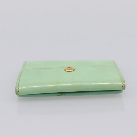 LOUIS VUITTON Monogram Vernis Ludlow Coin Purse Peppermint M91321 Auth BA15263