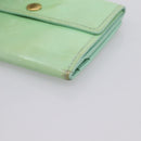 LOUIS VUITTON Monogram Vernis Ludlow Coin Purse Peppermint M91321 Auth BA15263-7