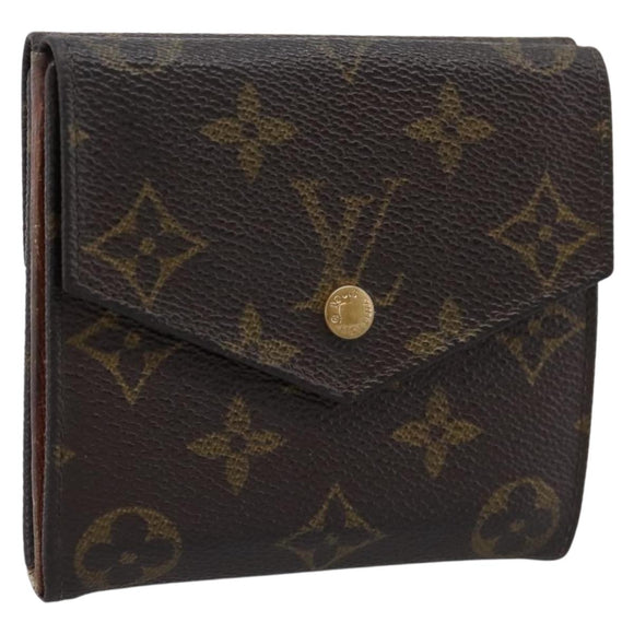 LOUIS VUITTON Monogram Porte Monnaie Bier Cartes Crdit M61660 LV Auth BA15264