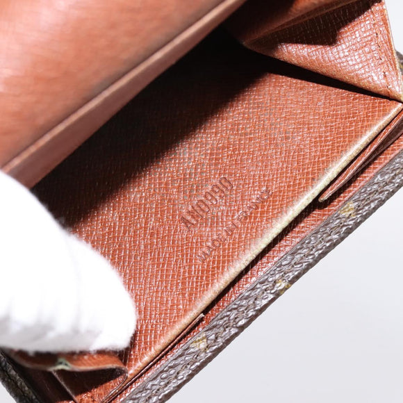LOUIS VUITTON Monogram Porte Monnaie Bier Cartes Crdit M61660 LV Auth BA15264